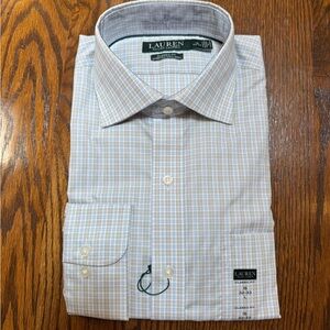 Lauren Ralph Lauren Blue Dress Shirt with Spread Collar